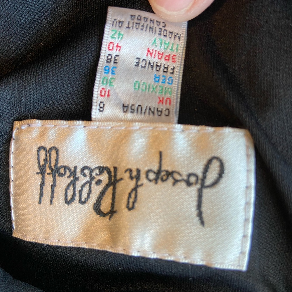 Joseph Rickoff LBD with satin cap sleeves